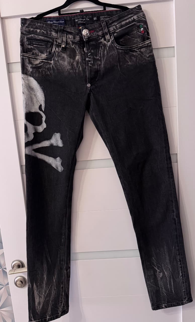 PHILIPP PLEIN, Джинсы, Мужские джинсы PHILIPP PLEIN, размер 31, фото 2