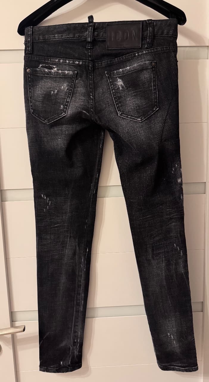 Dsquared2, Прямые джинсы, Джинсы женские Dsquared2, размер 36, фото 5