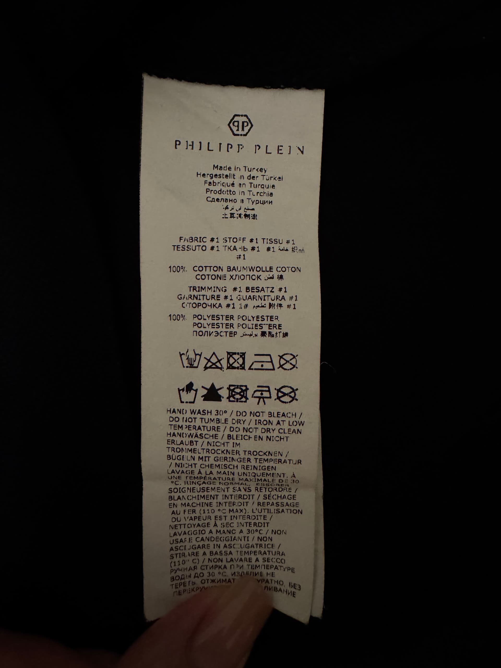 PHILIPP PLEIN, Поло с коротким рукавом, Поло мужское PHILIPP PLEIN, размер М, фото 8