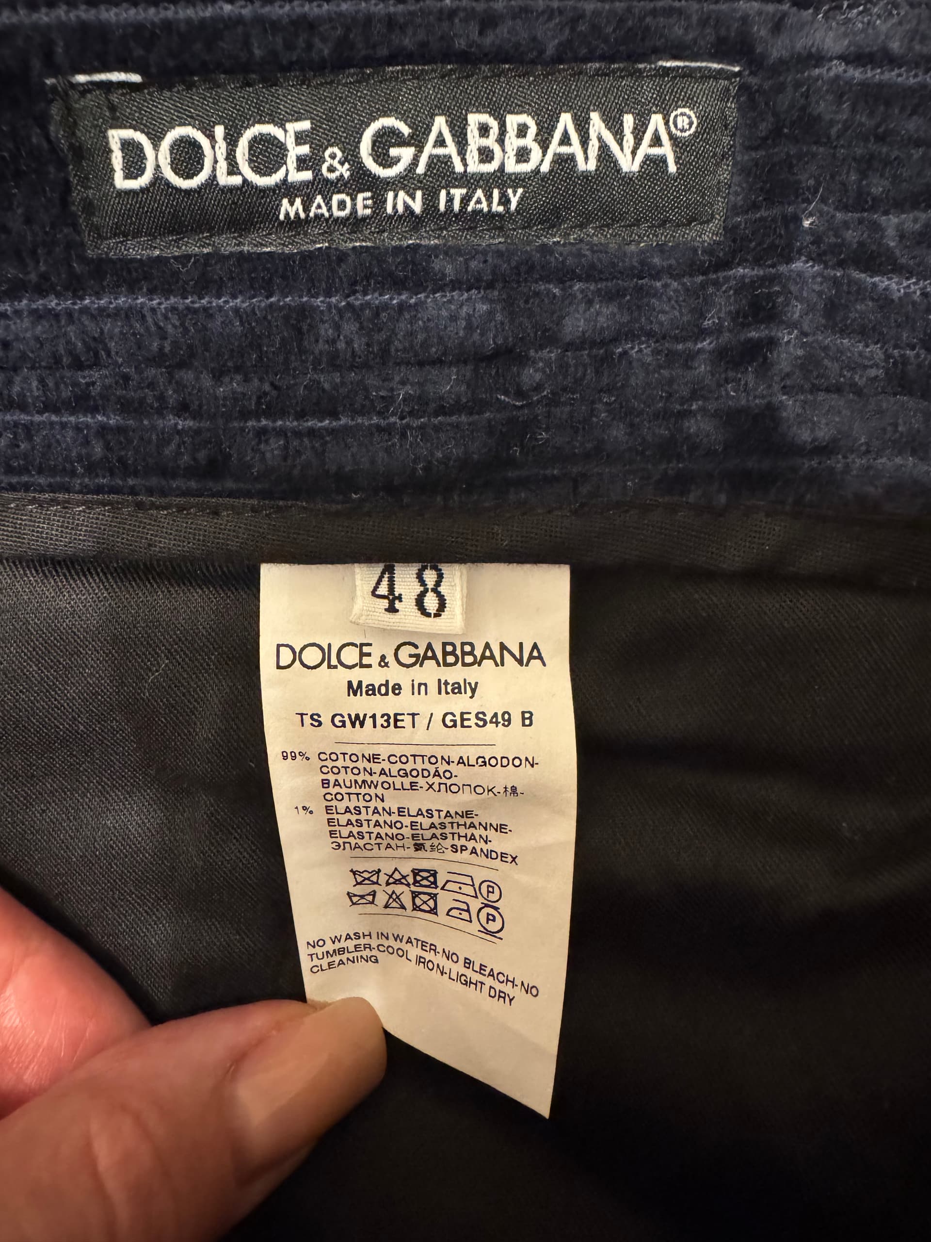 DOLCE GABBANA, Классические брюки, Брюки мужские Dolce Gabbana, размер 48, фото 6