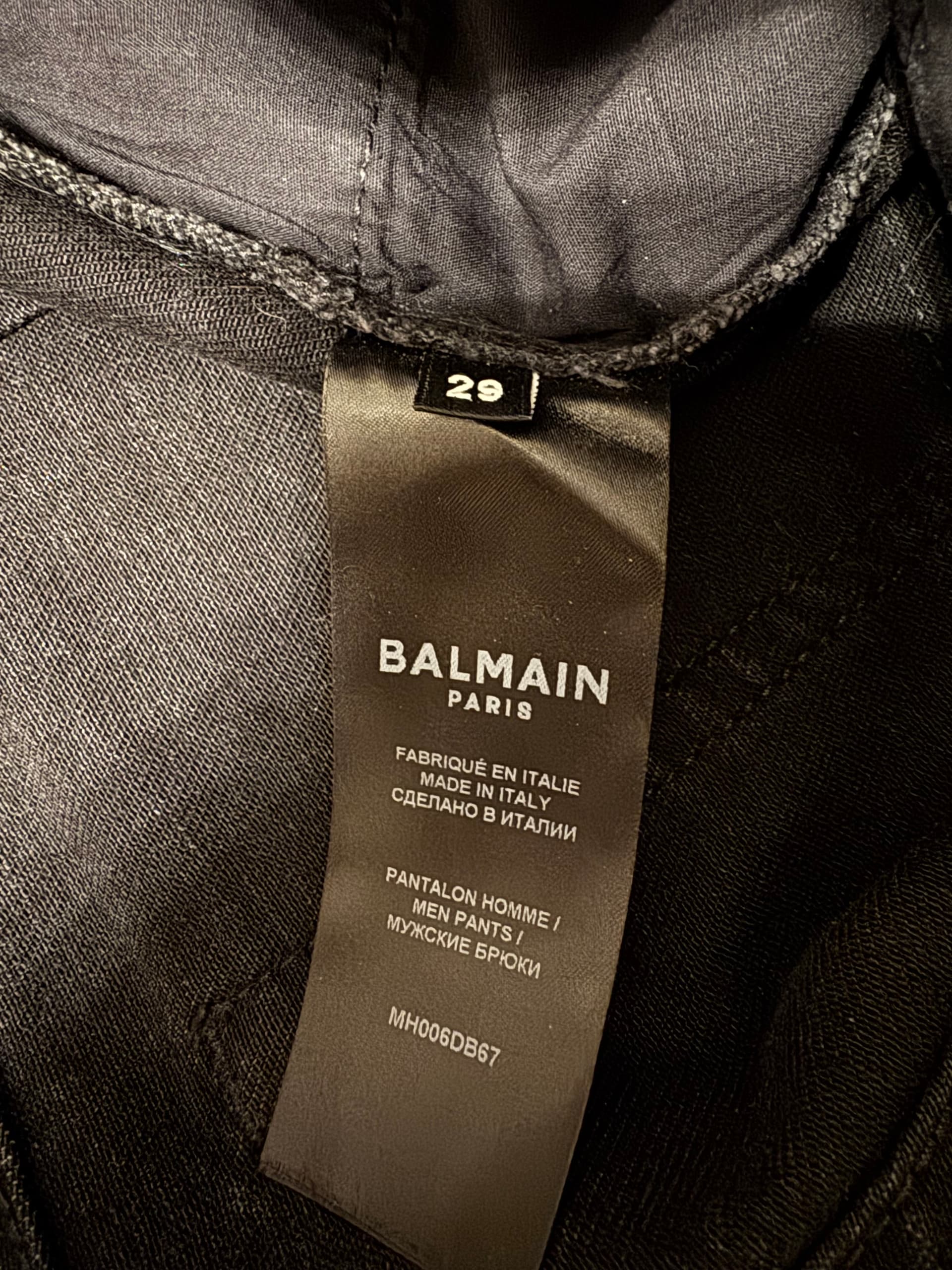 Balmain, Прямые джинсы, Джинсы мужские Balmain, размер 29, фото 7
