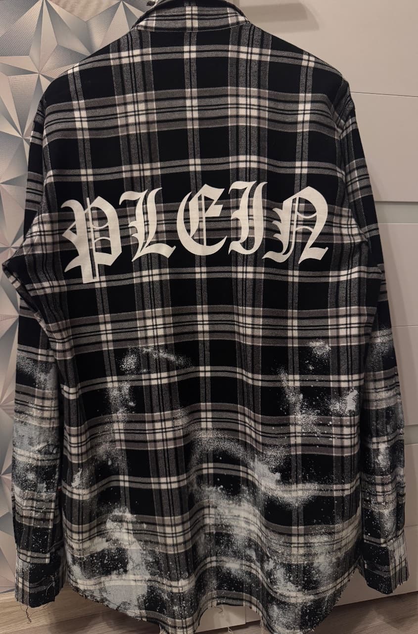 PHILIPP PLEIN, Кэжуал рубашки, Рубашка мужская PHILIPP PLEIN, размер L, фото 6